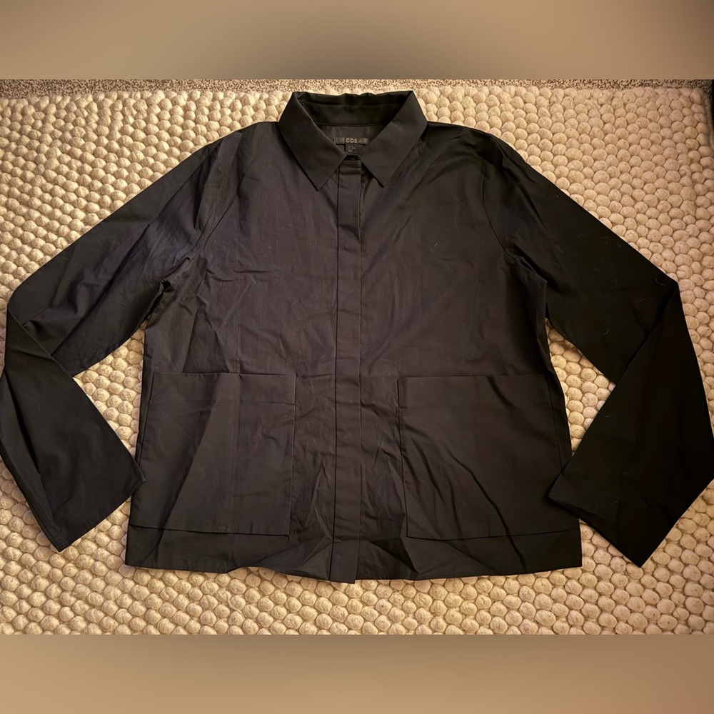 Cos Button Down Navy - image 1
